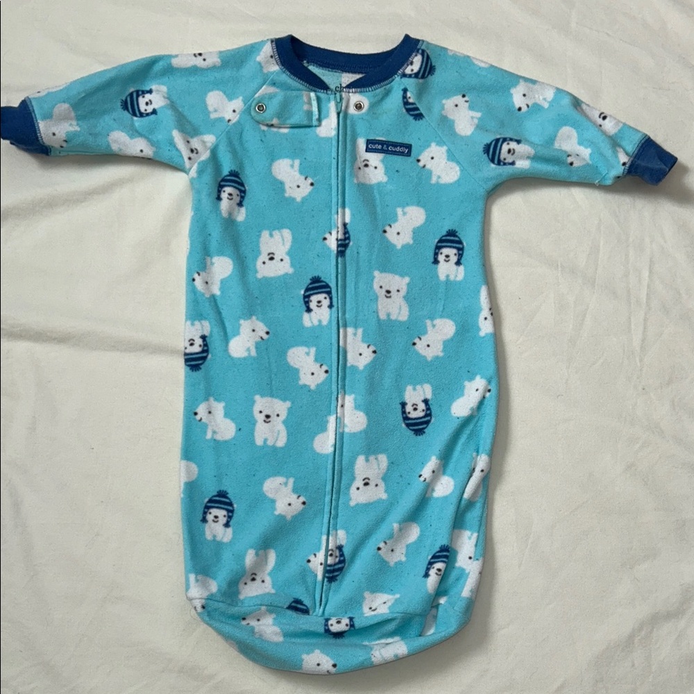 Sleep Sack with Bear Print